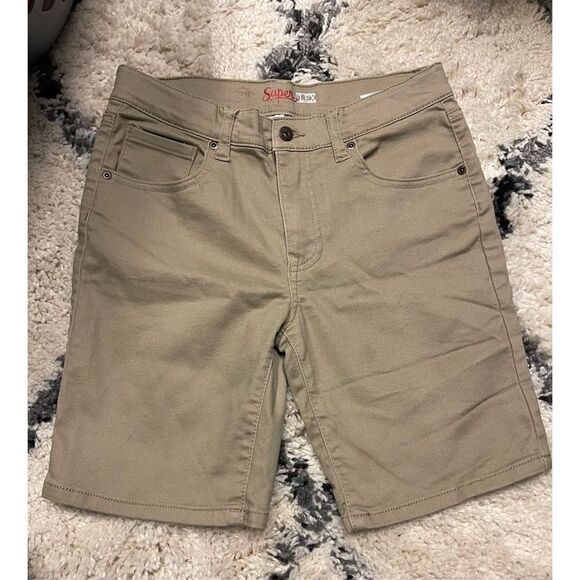 True Craft Super stretch khaki shorts, boys 14 - Picture 1 of 7